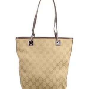 Gucci GG Canvas Bucket Tote (Authentic from The Real Real)